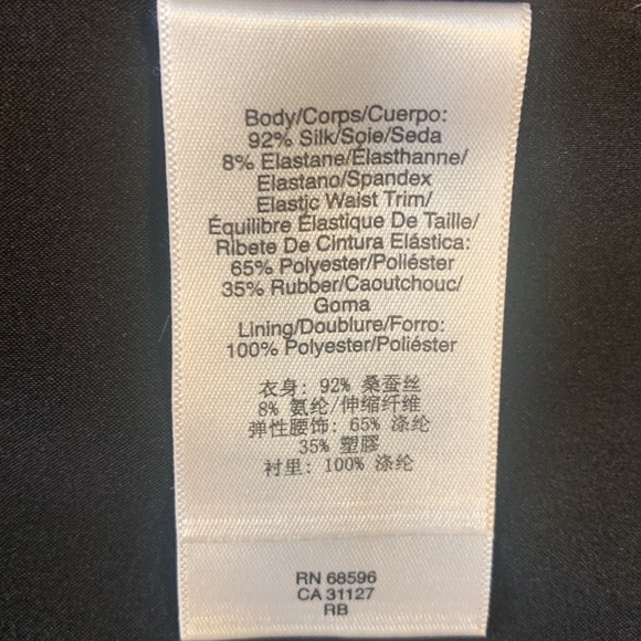 DKNY Black S Asymmetrical Skirt with Side Panels. - Picture 6 of 6